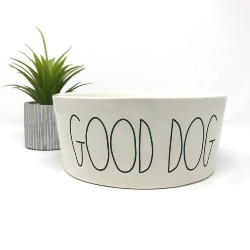 NEW Rae Dunn “Good Dog” Large 8" Dog Bowl